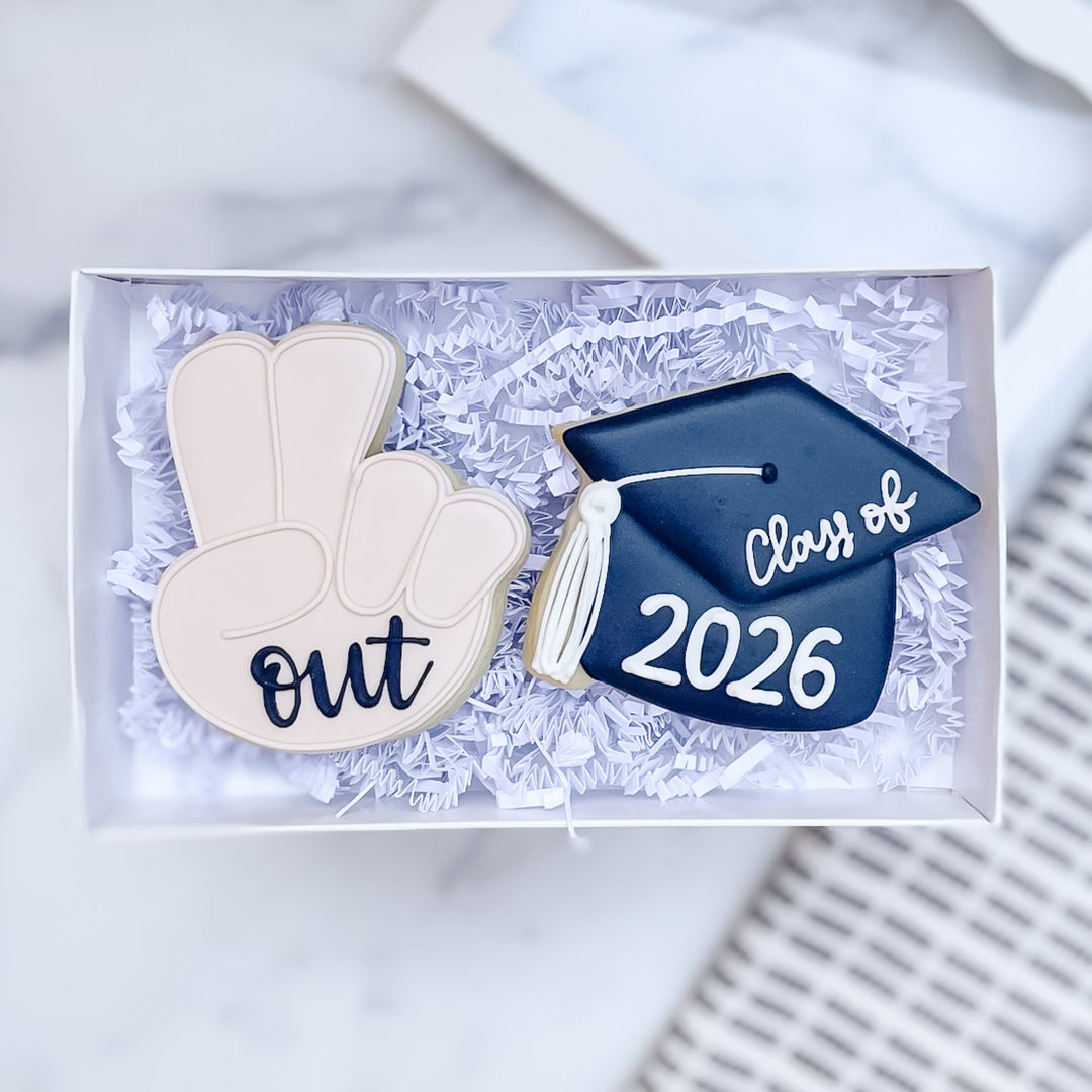 Graduation Duo | Peace Out - Southern Sugar Bakery