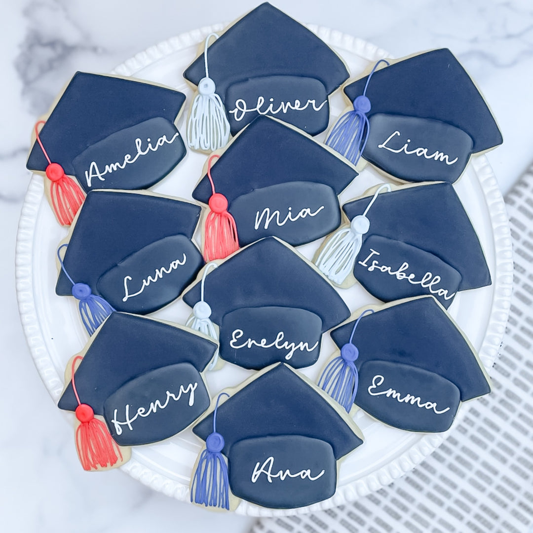 Graduation Set | Personalized Caps - Southern Sugar Bakery