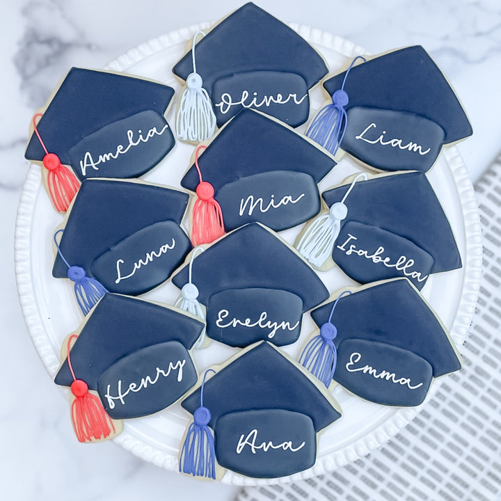 Graduation Set | Personalized Caps - Southern Sugar Bakery