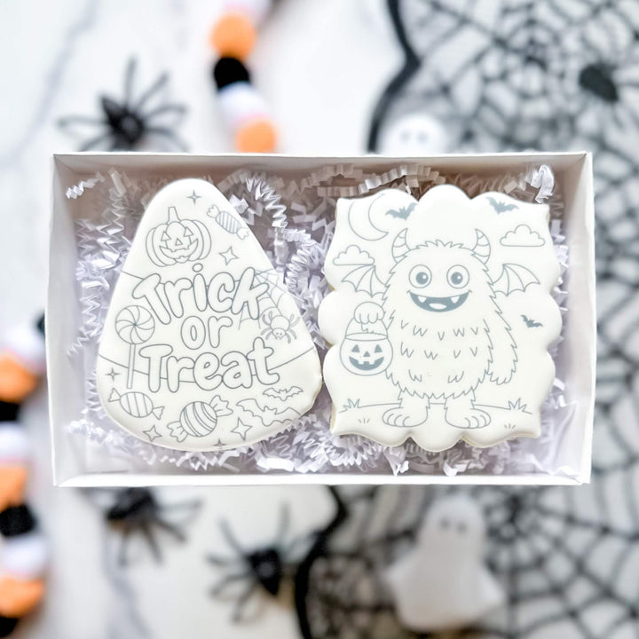 Halloween Duo | Paint-Your-Own Cookies