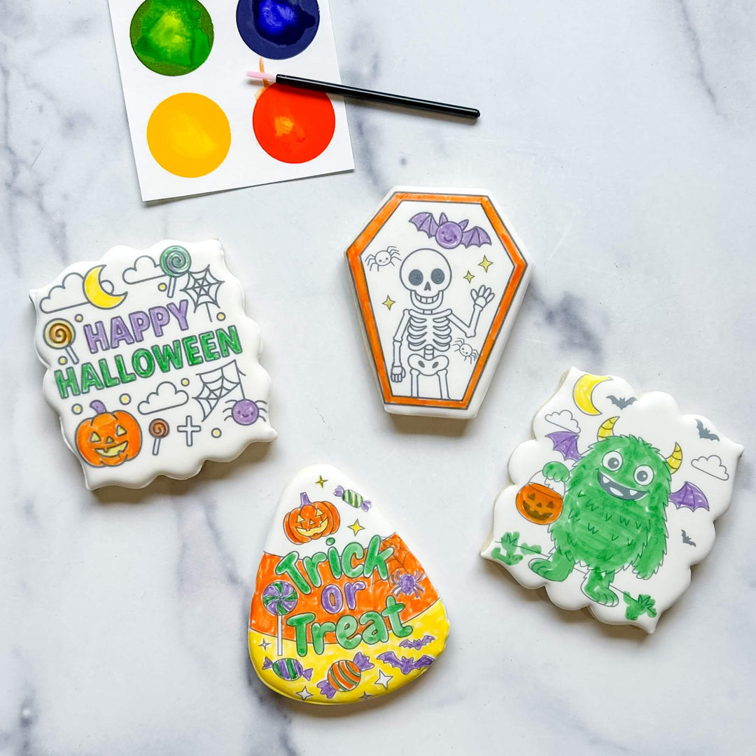 Halloween Duo | Paint-Your-Own Cookies