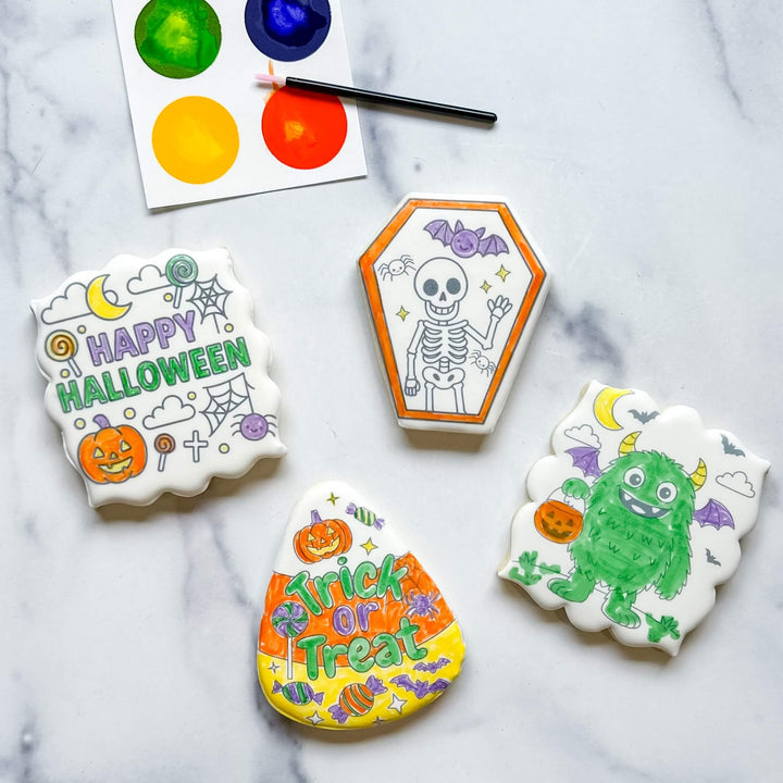 Halloween Duo | Paint-Your-Own Cookies