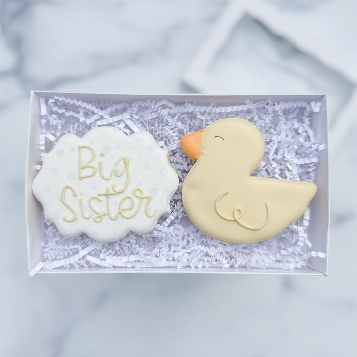 Baby Announcement Duo | Big Sister - Southern Sugar Bakery