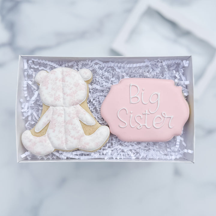 Baby Announcement Duo | Sister Bear - Southern Sugar Bakery