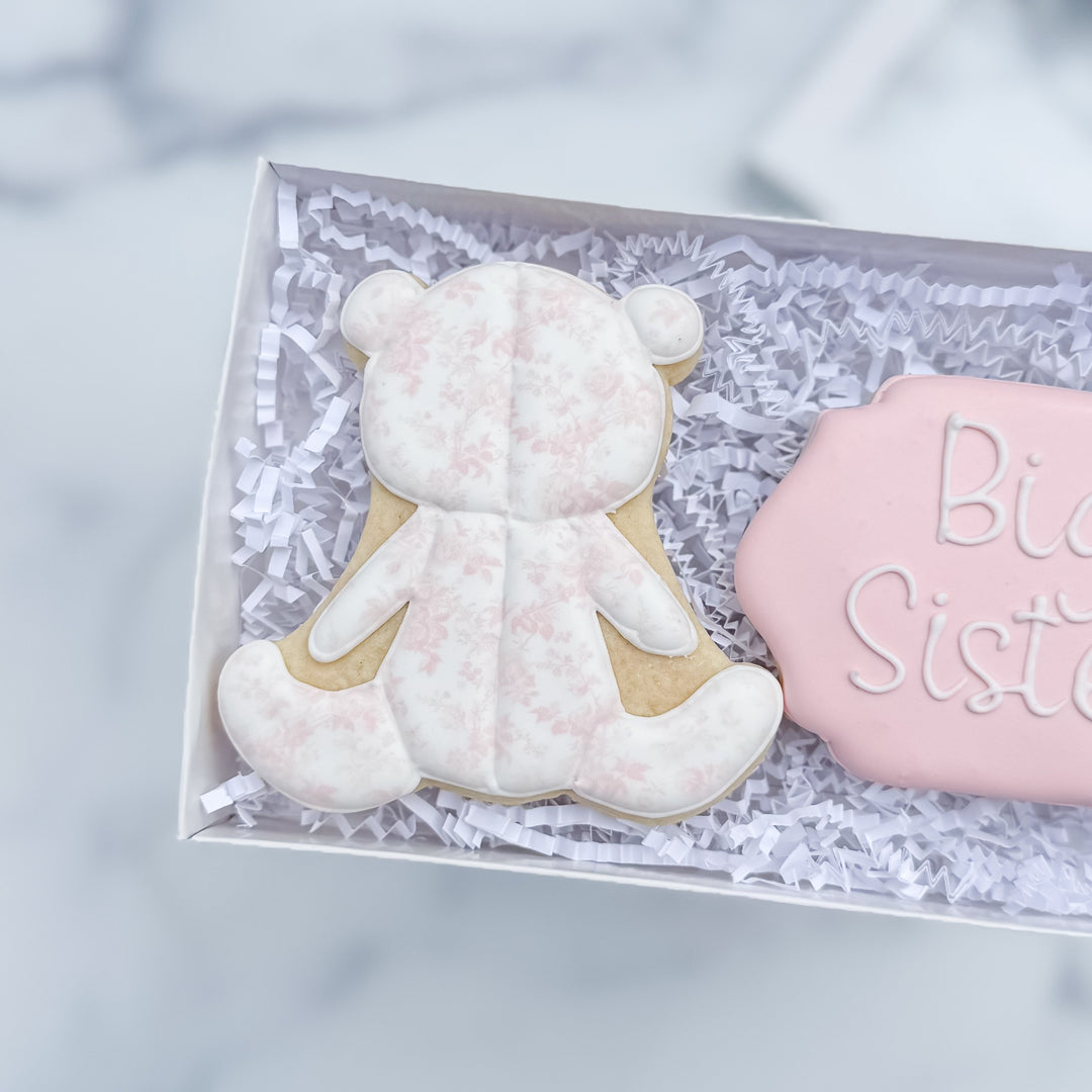 Baby Announcement Duo | Sister Bear - Southern Sugar Bakery