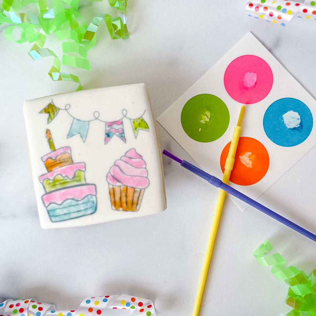 Birthday Duo |  Paint Your Own | Birthday Cake Design - Southern Sugar Bakery