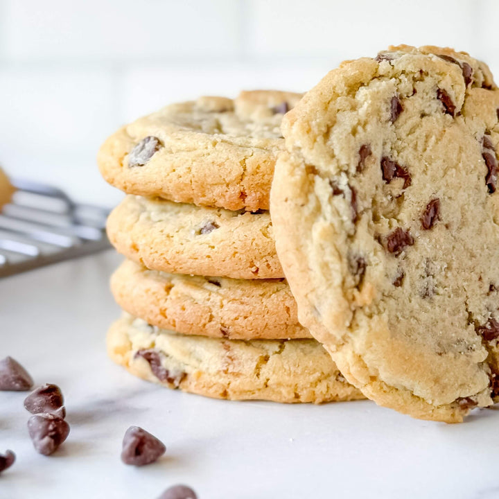 Sea Salt Chocolate Chip Cookies | Drop Cookies - Southern Sugar Bakery