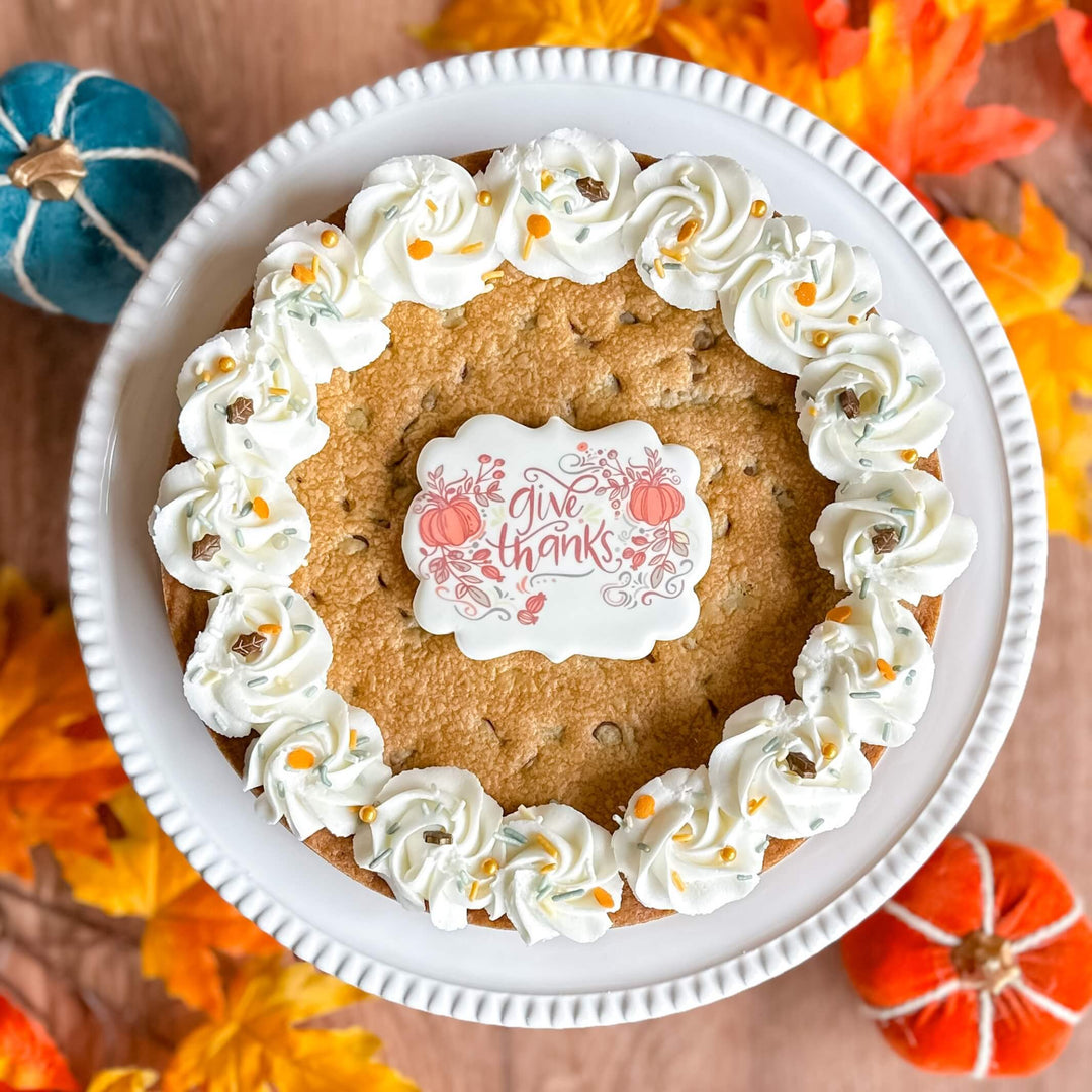 Thanksgiving Special | 10'' Cookie Cake (Raleigh Pick Up)