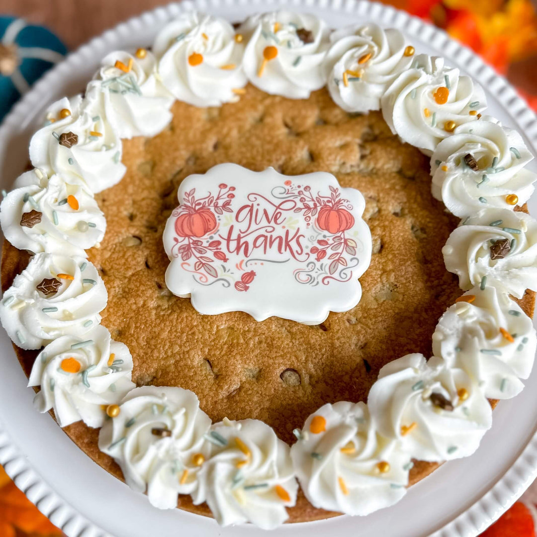 Thanksgiving Special | 10'' Cookie Cake (Raleigh Pick Up)