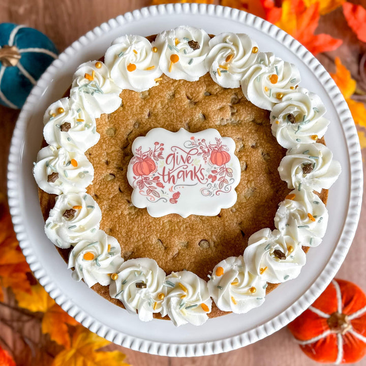 Thanksgiving Special | 10'' Cookie Cake (Raleigh Pick Up)