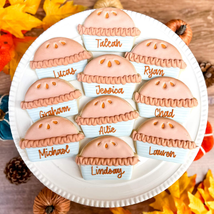 Thanksgiving Place Cards | Personalized Apple Pie