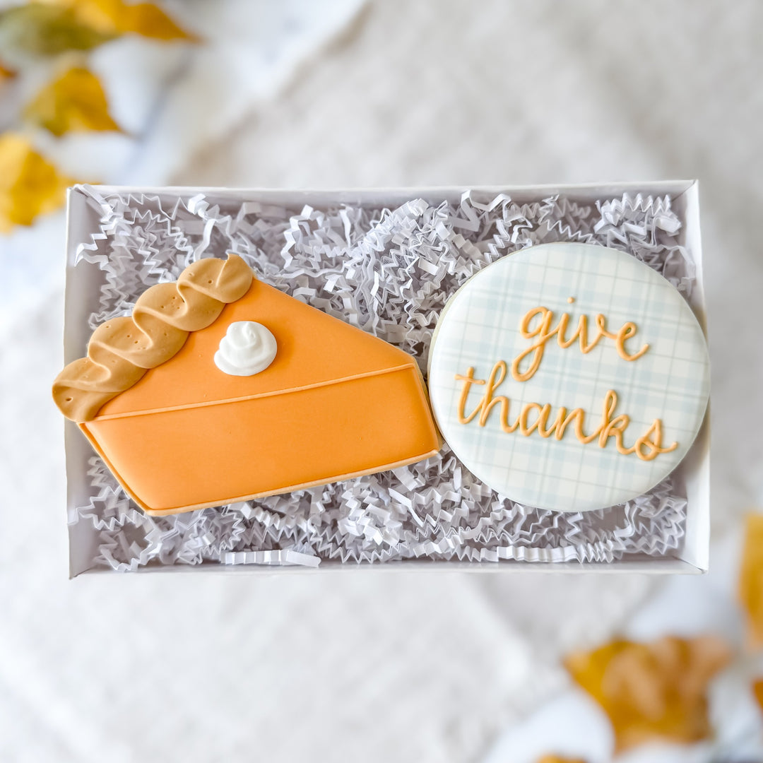 Decorated Thanksgiving cookies from Southern Sugar Bakery&