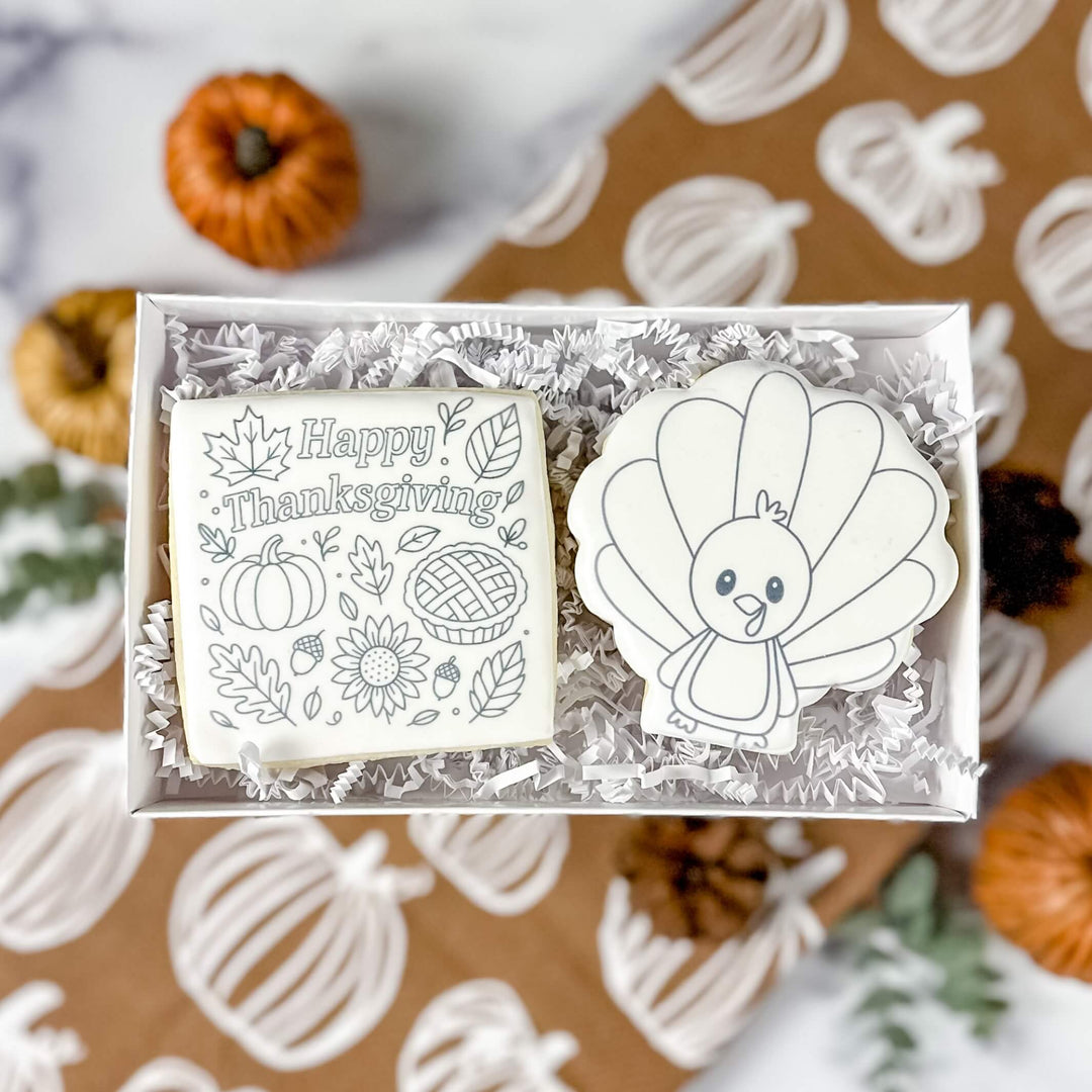 Thanksgiving Theme | Paint Your Own Cookies