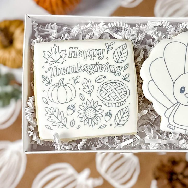 Thanksgiving Theme | Paint Your Own Cookies