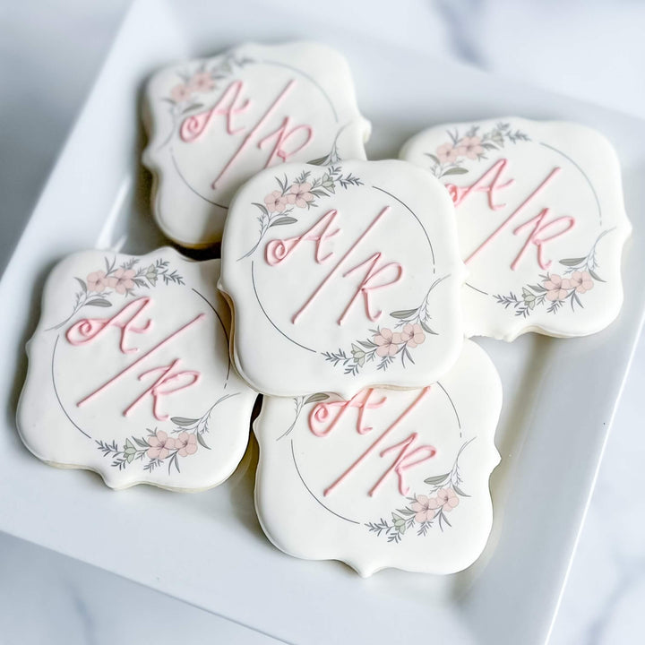Wedding Cookies | Wedding Initials