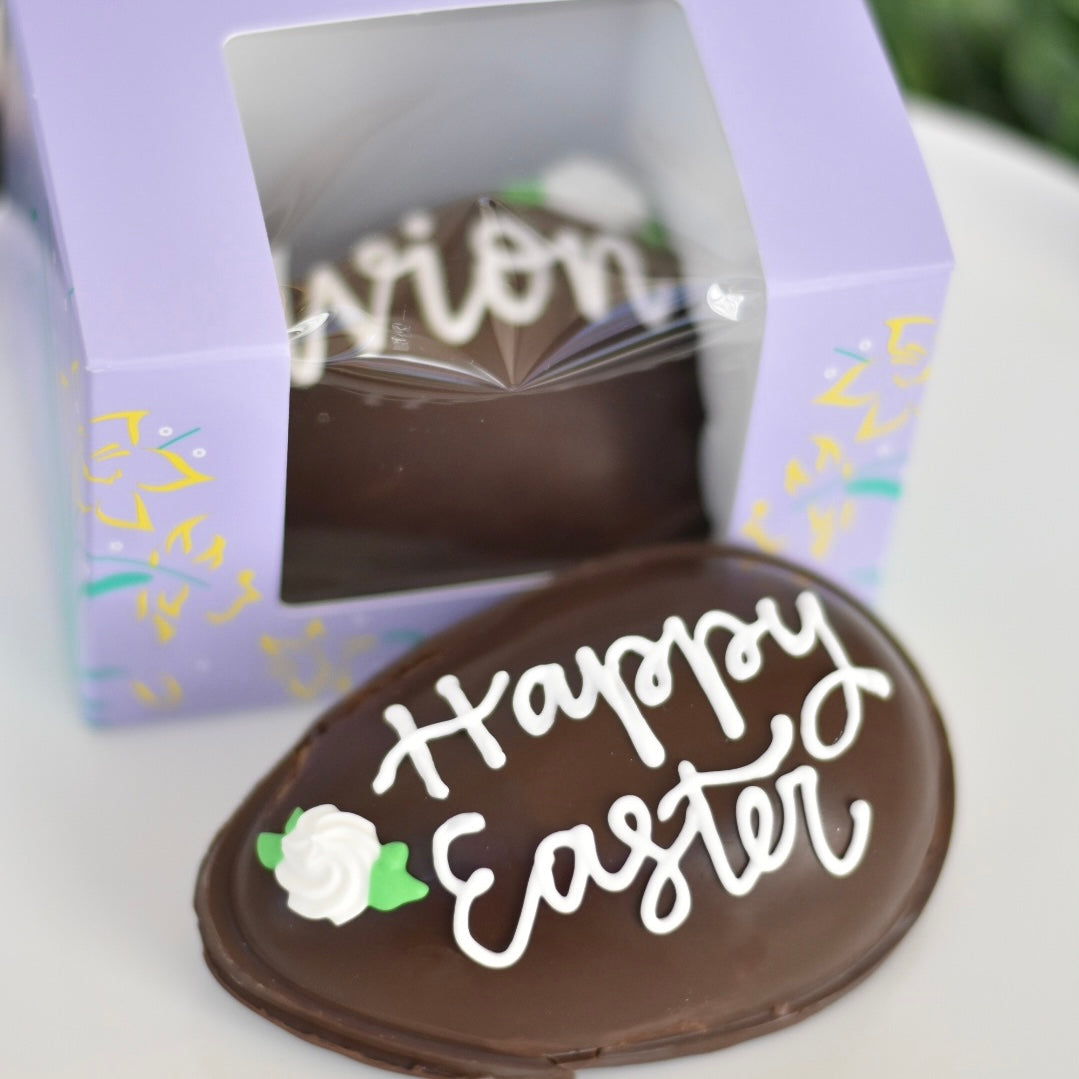 Chocolate Peanut Butter Easter Egg (Raleigh Pick-Up Only) - Southern Sugar Bakery