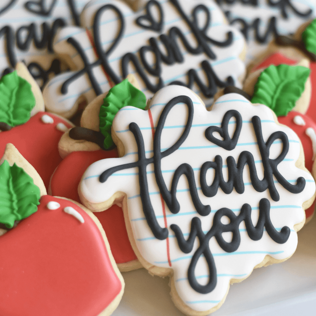 Custom Cookies - Thank You Cookies | Educators are Awesome! - Southern Sugar Bakery
