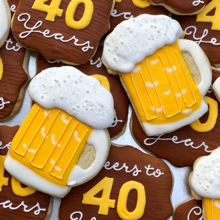 Custom Cookies - Cheers to Another Year! - Southern Sugar Bakery