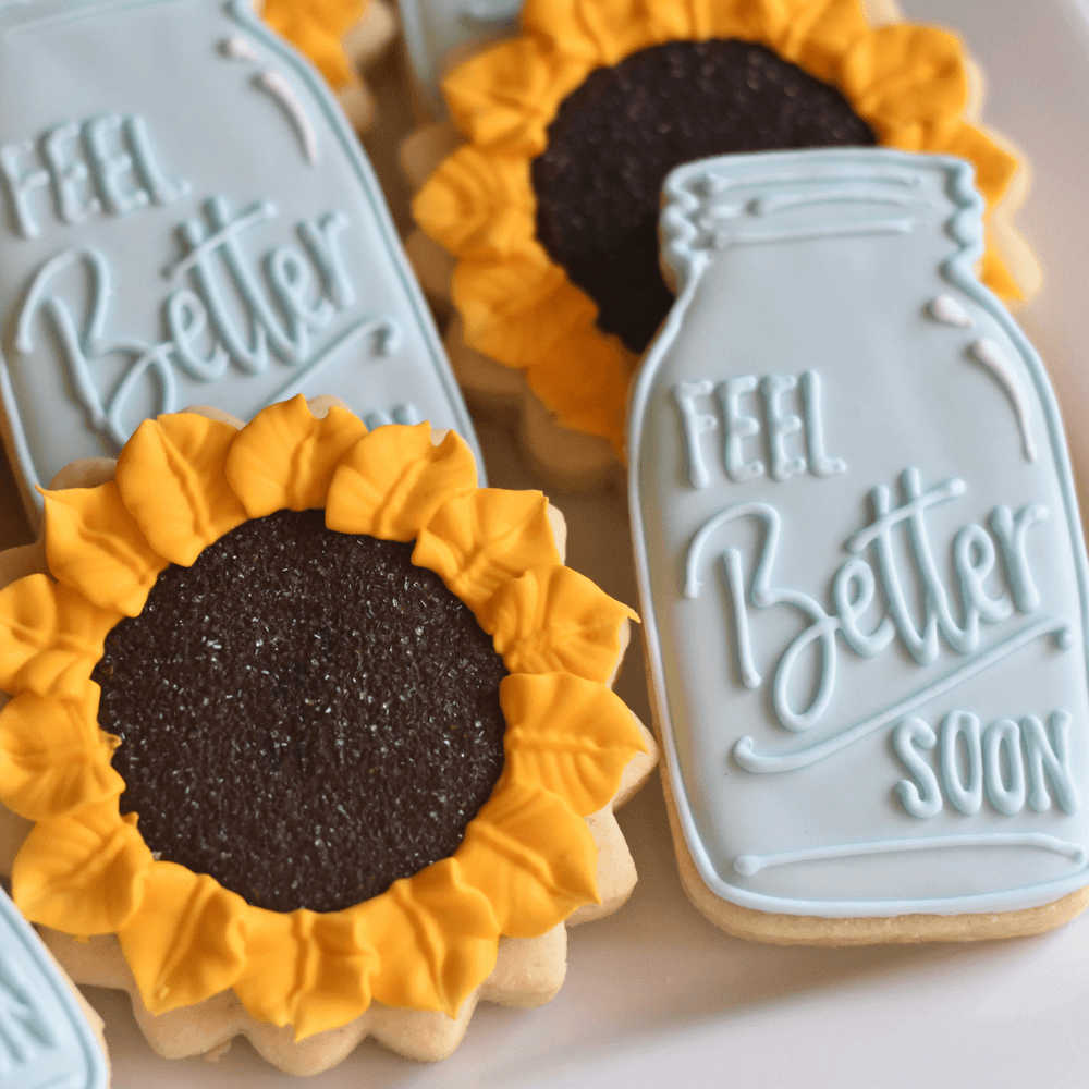 Custom Cookies - Get Well Soon |  Southern Wishes! - Southern Sugar Bakery