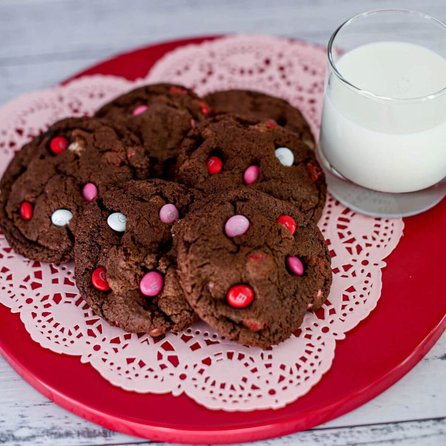 Custom Cookies - Valentine | Triple Chocolate Brownie Cookies - Southern Sugar Bakery