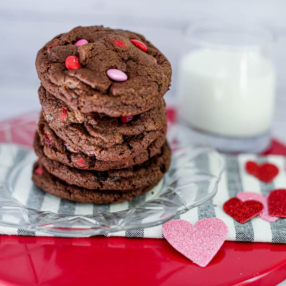 Custom Cookies - Valentine | Triple Chocolate Brownie Cookies - Southern Sugar Bakery