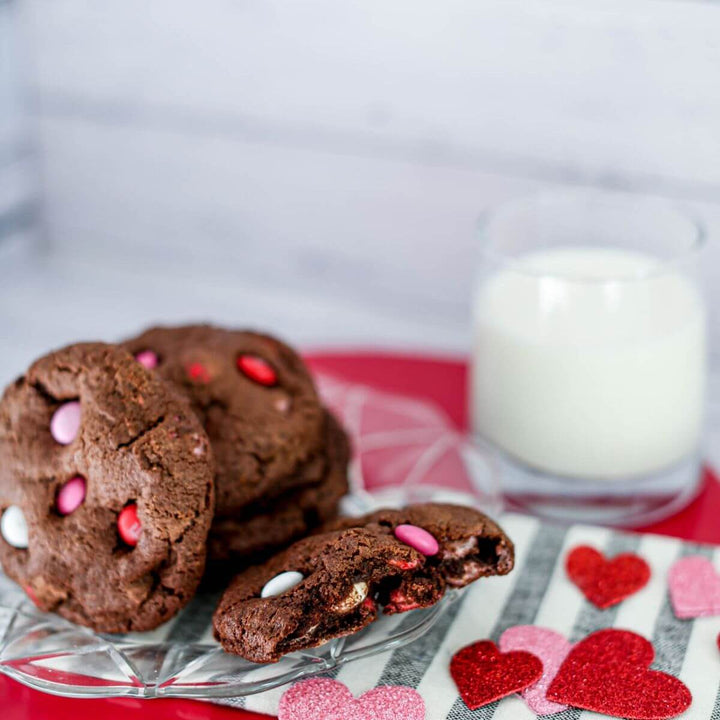 Custom Cookies - Valentine | Triple Chocolate Brownie Cookies - Southern Sugar Bakery