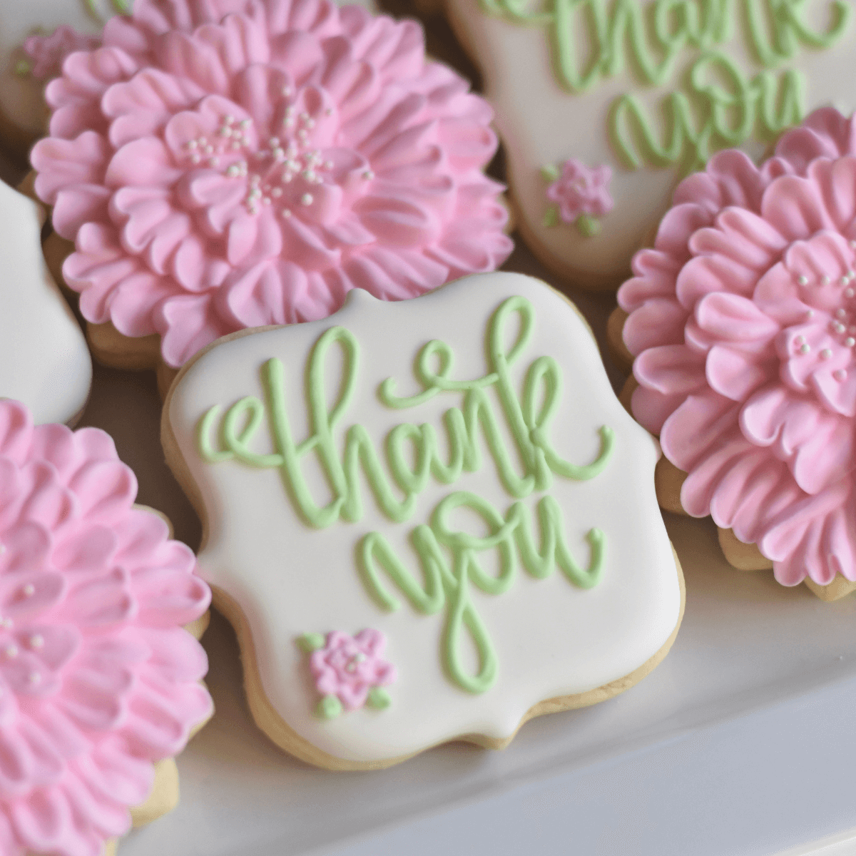 Custom Cookies - Thank You | You Help Me Grow! - Southern Sugar Bakery