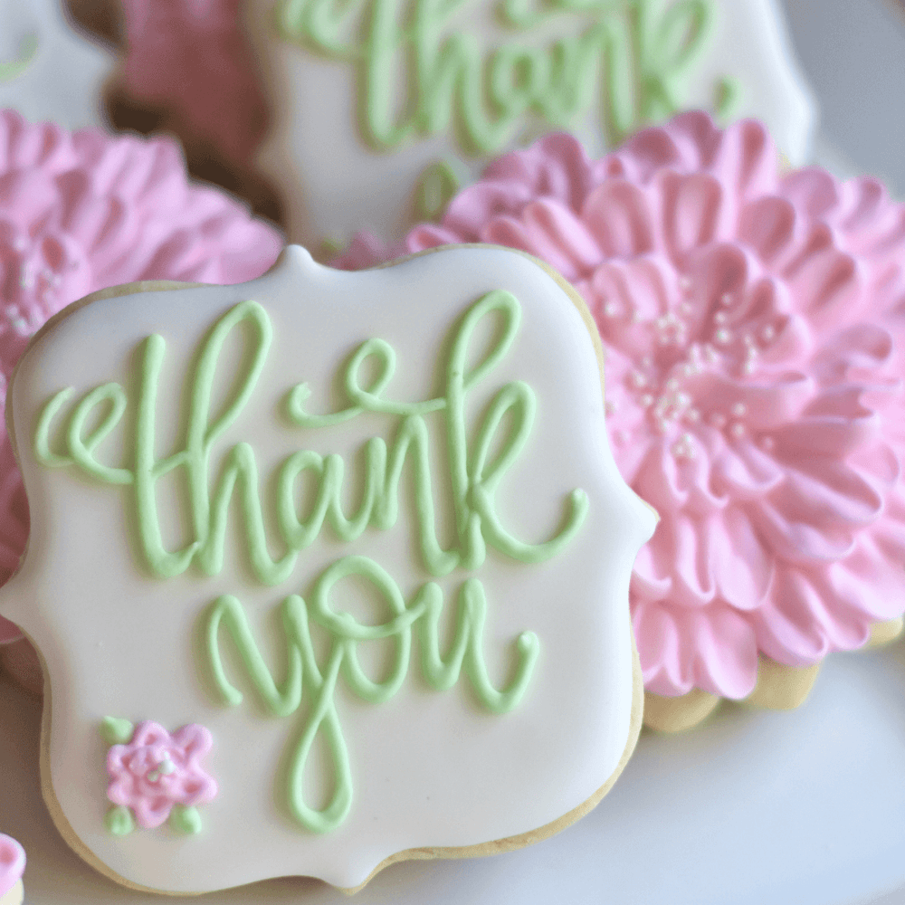 Custom Cookies - Thank You | You Help Me Grow! - Southern Sugar Bakery