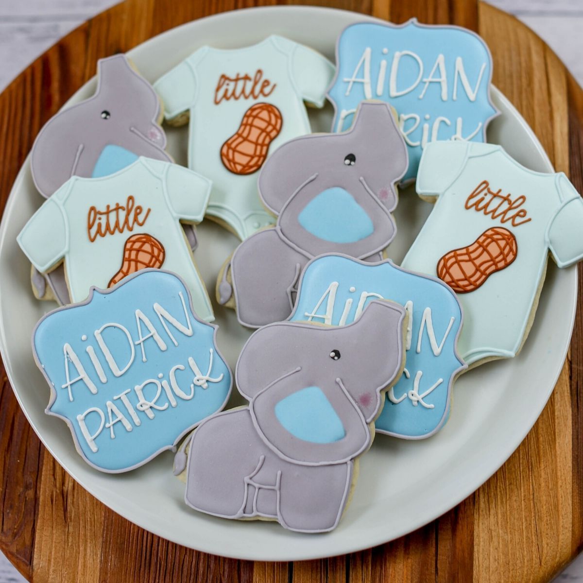 Custom Cookies - Baby Events | Little Peanut - Southern Sugar Bakery