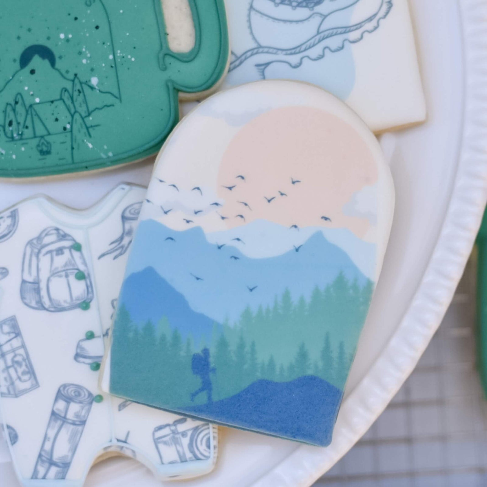 Baby Announcement or Shower | Adventure Awaits - Southern Sugar Bakery