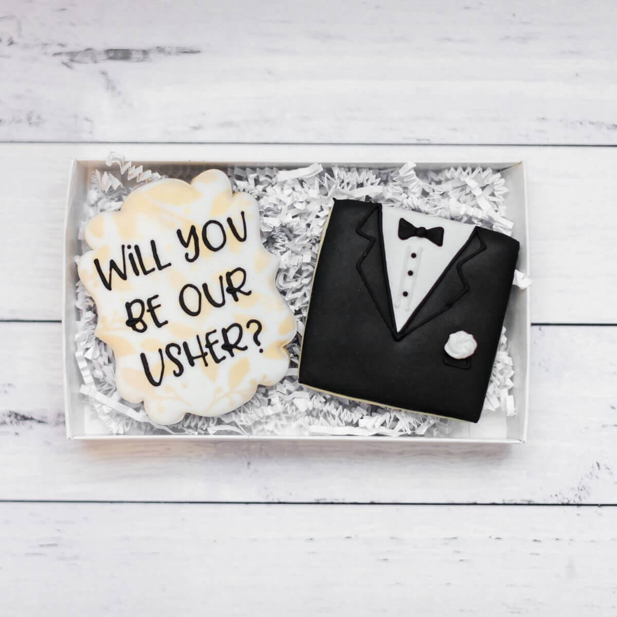 Wedding | Will You Be Our Usher - Southern Sugar Bakery