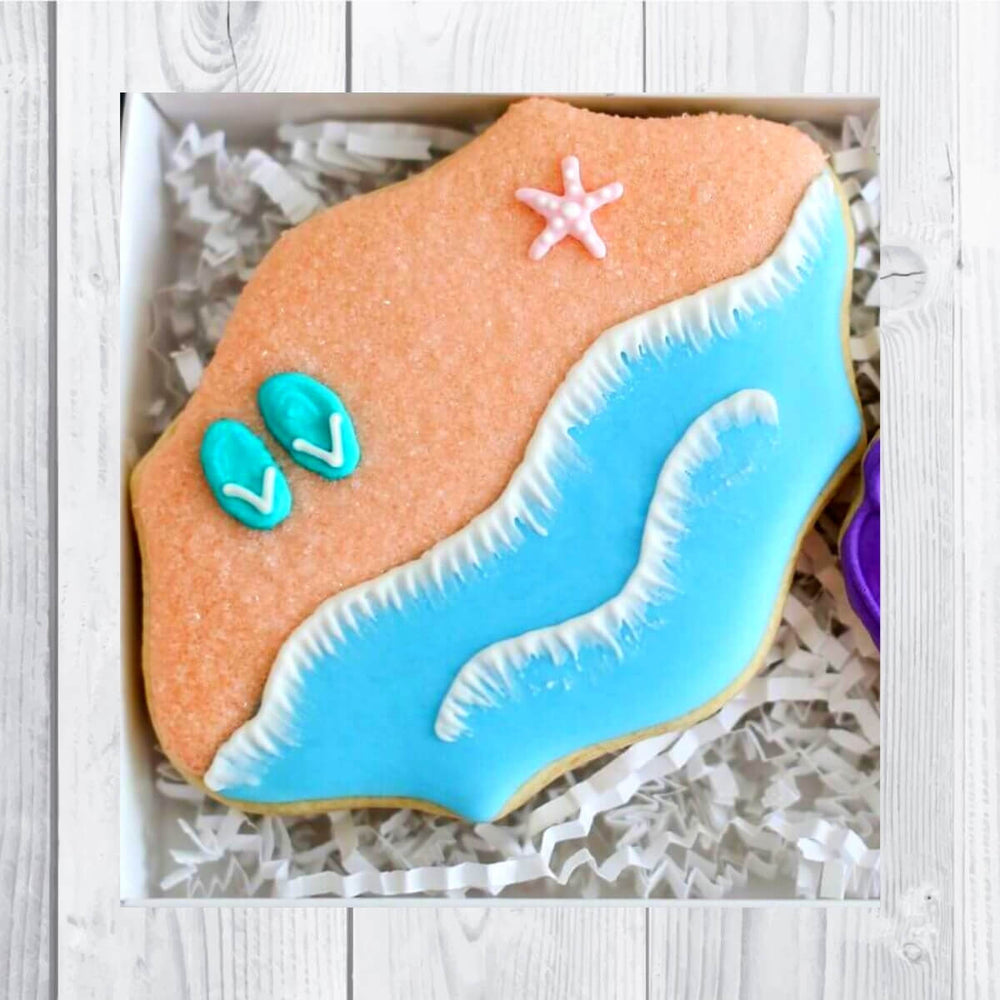 Custom Cookies, Beach & Ocean Theme