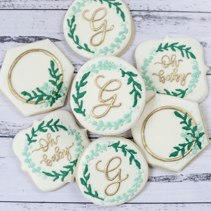 Custom Cookies - Baby Events | Oh Baby, How We Love You - Southern Sugar Bakery